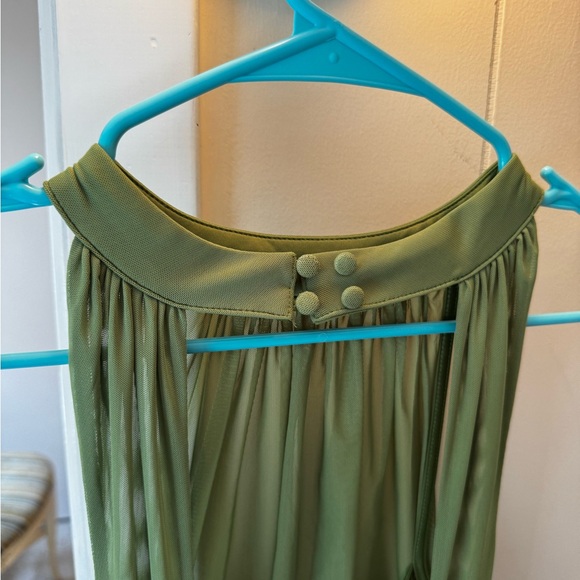 NWT Never Worn Abercrombie & Fitch Green Backless Dress - Picture 5 of 5